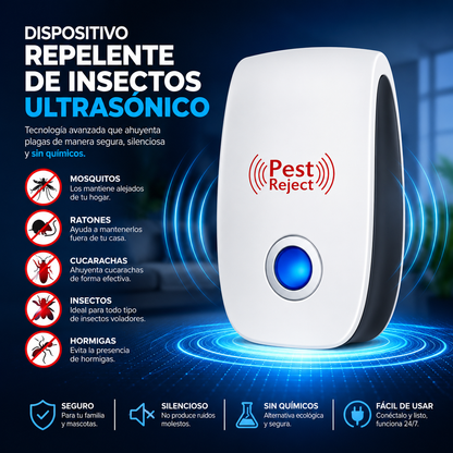 OFERTA LLEVA 3 PAGA 1 | REPELENTE ULTRASONICO PARA INSECTOS Y RATONES